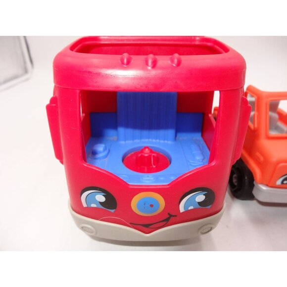 Little People Fire Truck And Help & Go Tow Truck Toy Set With Figures - Picture 9 of 16